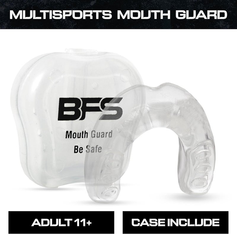 BFS IMPEX Sports Mouth Guard for Kids,Youth,Boys,Girls,Child Teen Mouthguard with Case (BPA Free) for Boxing, Martial Arts,MMA Karate,Lacrosse,Football,Soccer and All Contact Sports (Crystal) - Image 5
